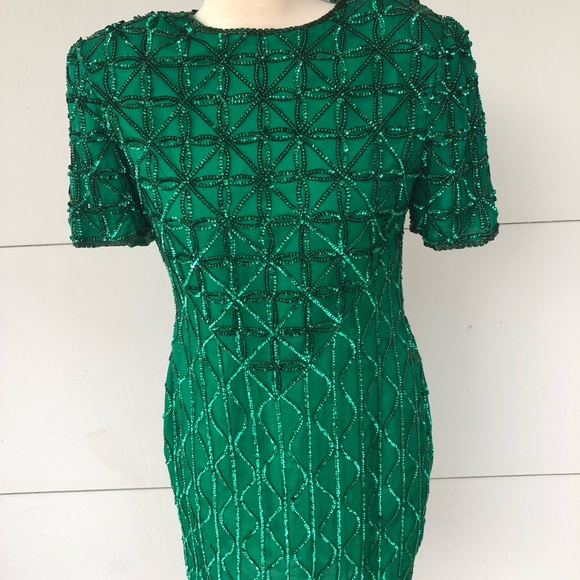 Vintage Swee Lo Women’s Silk Dress Sz 8 - 10 - Picture 2 of 7